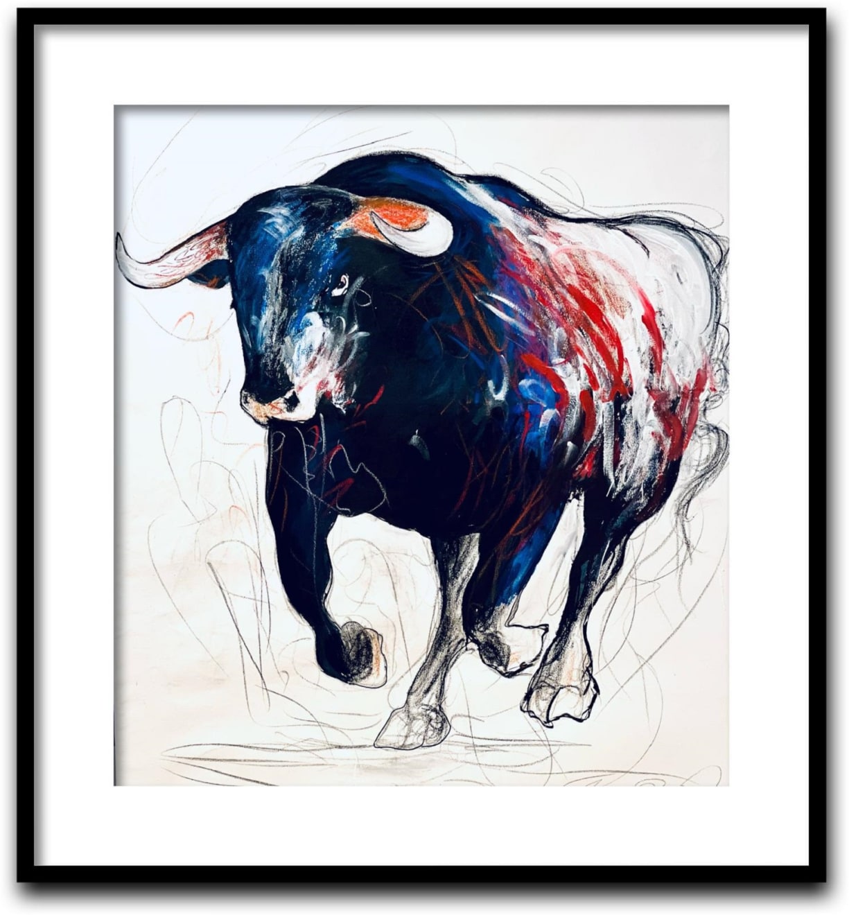 Shabs Beigh, Galloping Bull 2, 2022