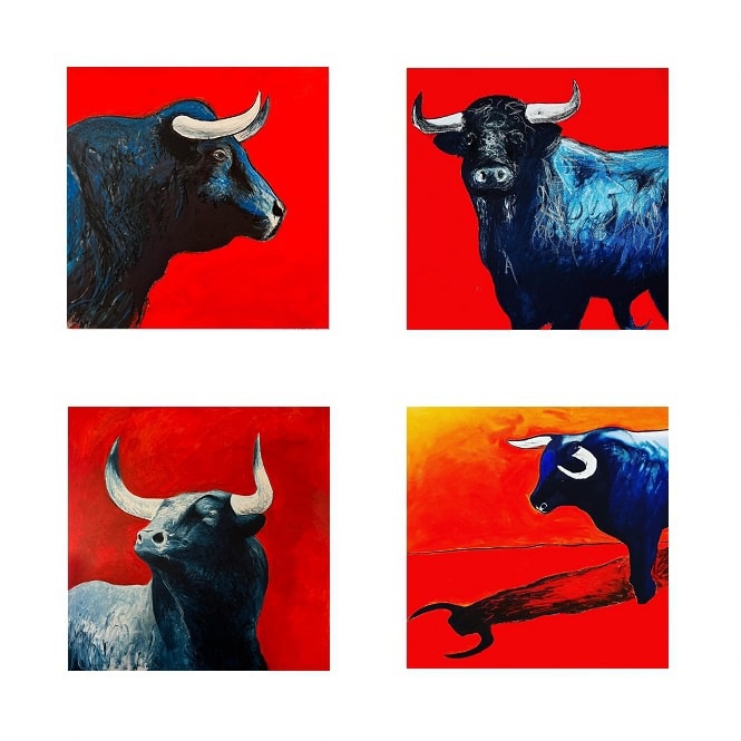 Shabs Beigh, Proud Bull - Limited Edition Print, 2022