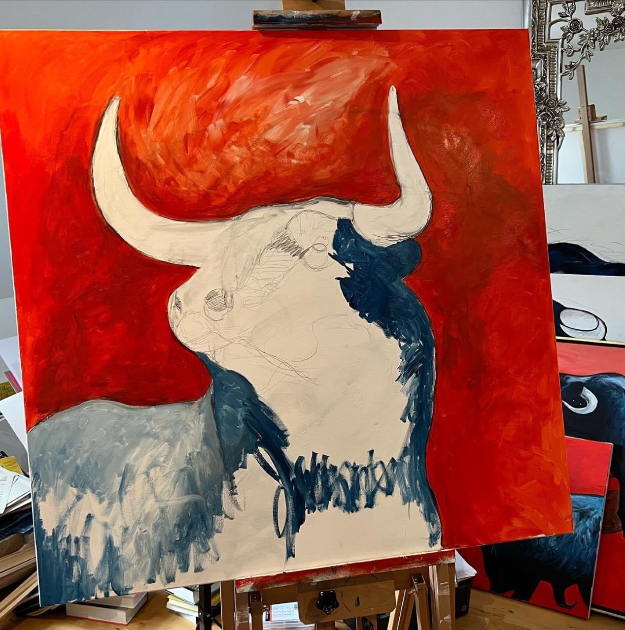 Shabs Beigh, Proud Bull - Limited Edition Print, 2022