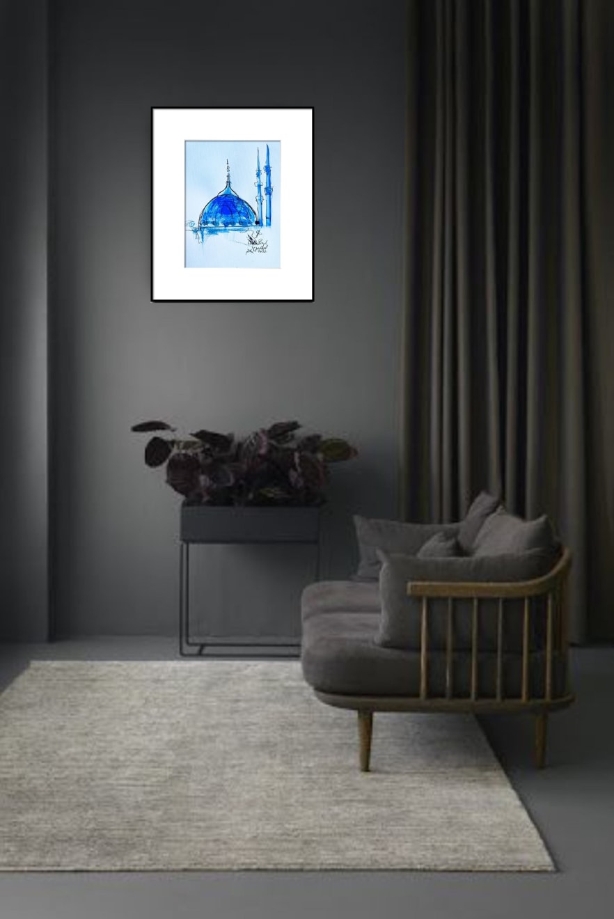 Shabs Beigh, The Dome And Two Minarets, 2023