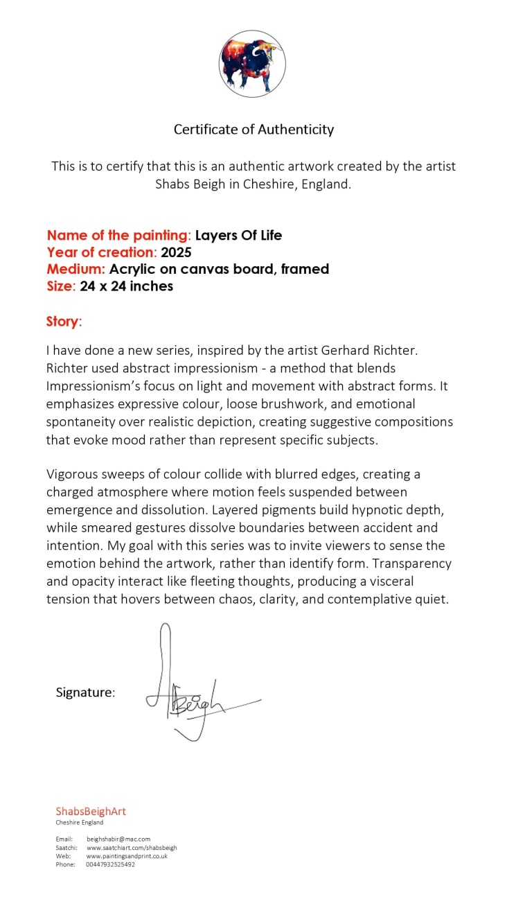 Shabs Beigh, Layers Of Life, 2025