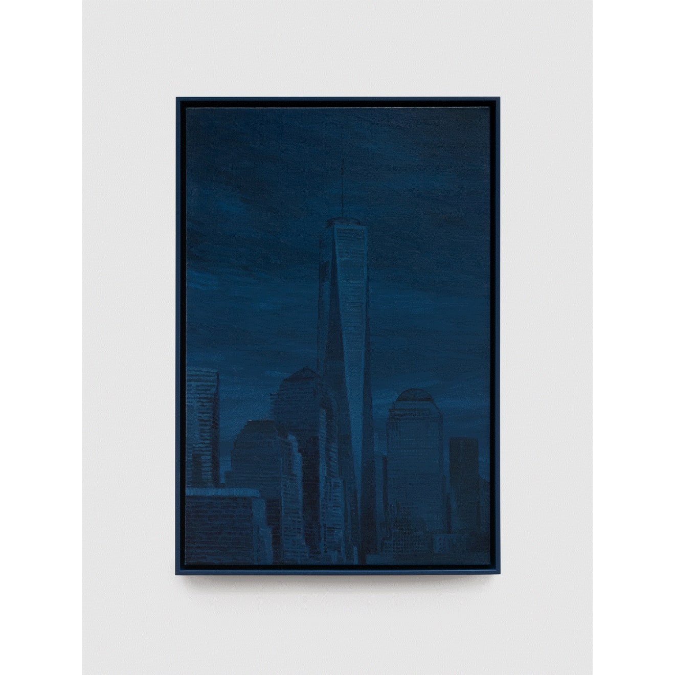 Cynthia Daignault Monochrome (One Trade Center), 2022 Oil on linen 30 x 20 inches