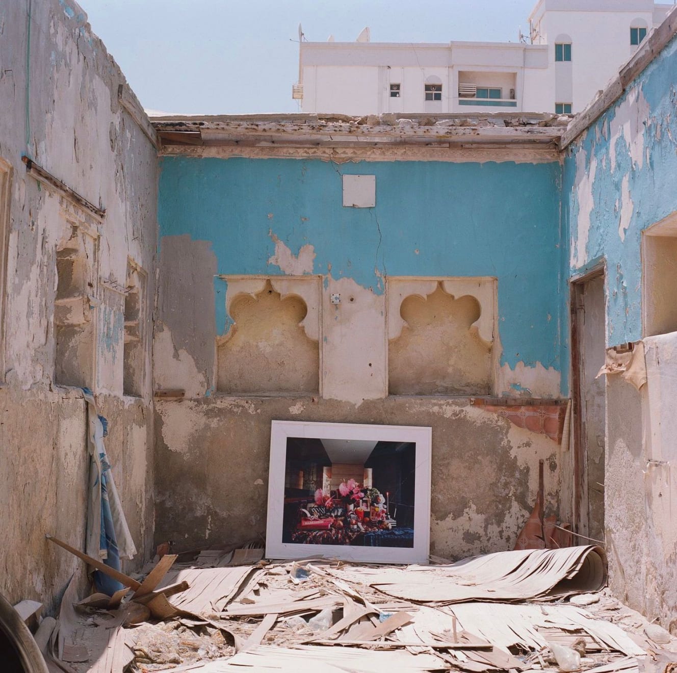 Lamya Gargash, Family Still Life in Old Family Home, 2023