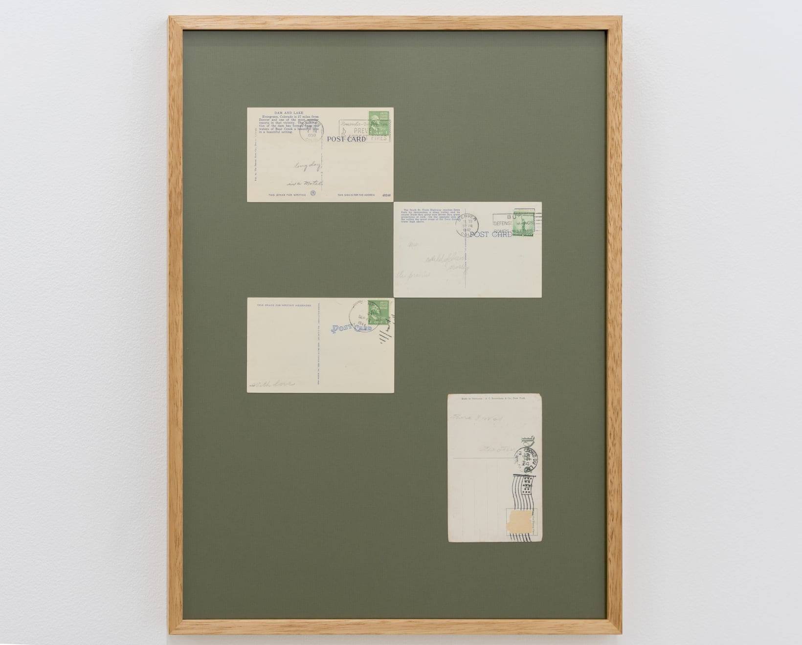 Khalid Jauffer, Postcards (Motel), 1910-2024