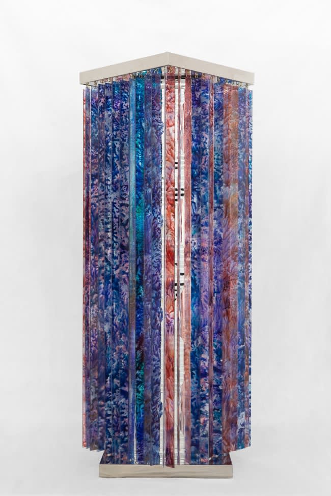 Monir Shahroudy Farmanfarmaian, Kinetic Violet, 2018