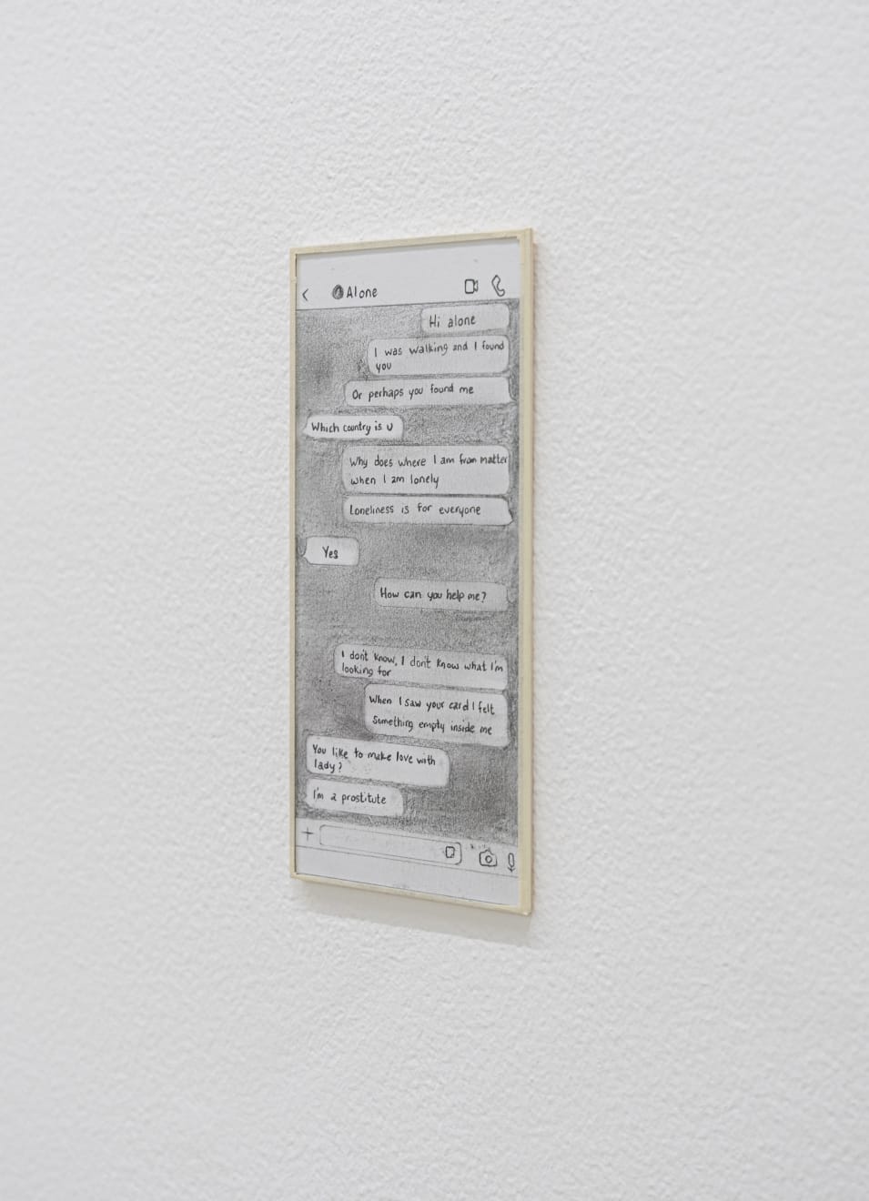 Khalid Jauffer, Alone, 2022 - 2024