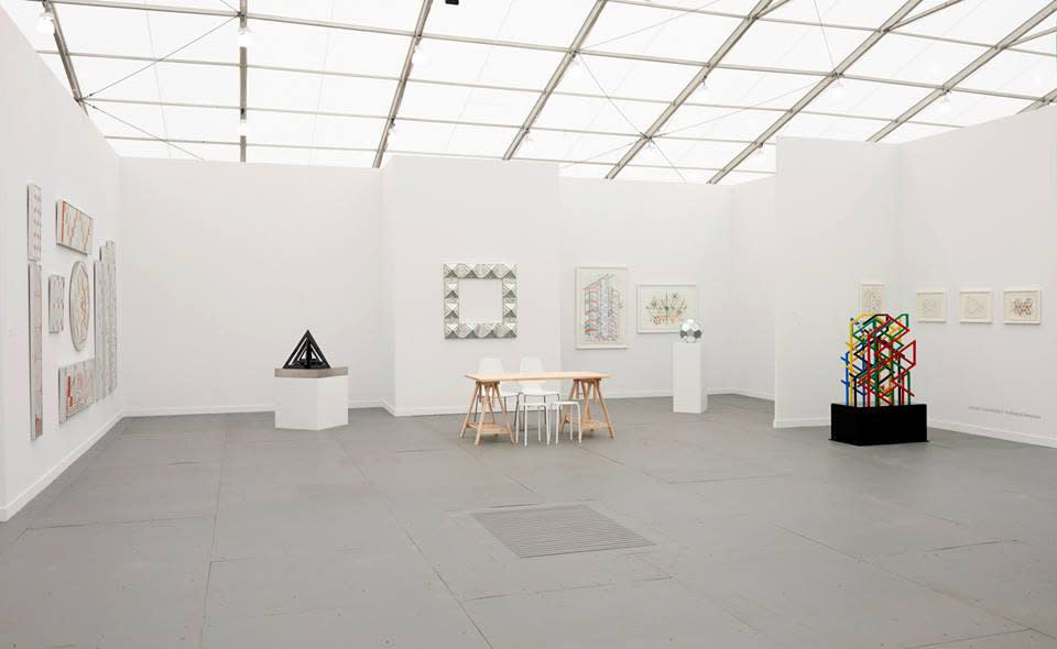 Monir Shahroudy Farmanfarmaian, Frieze New York, The Third Line, Installation view, 2015