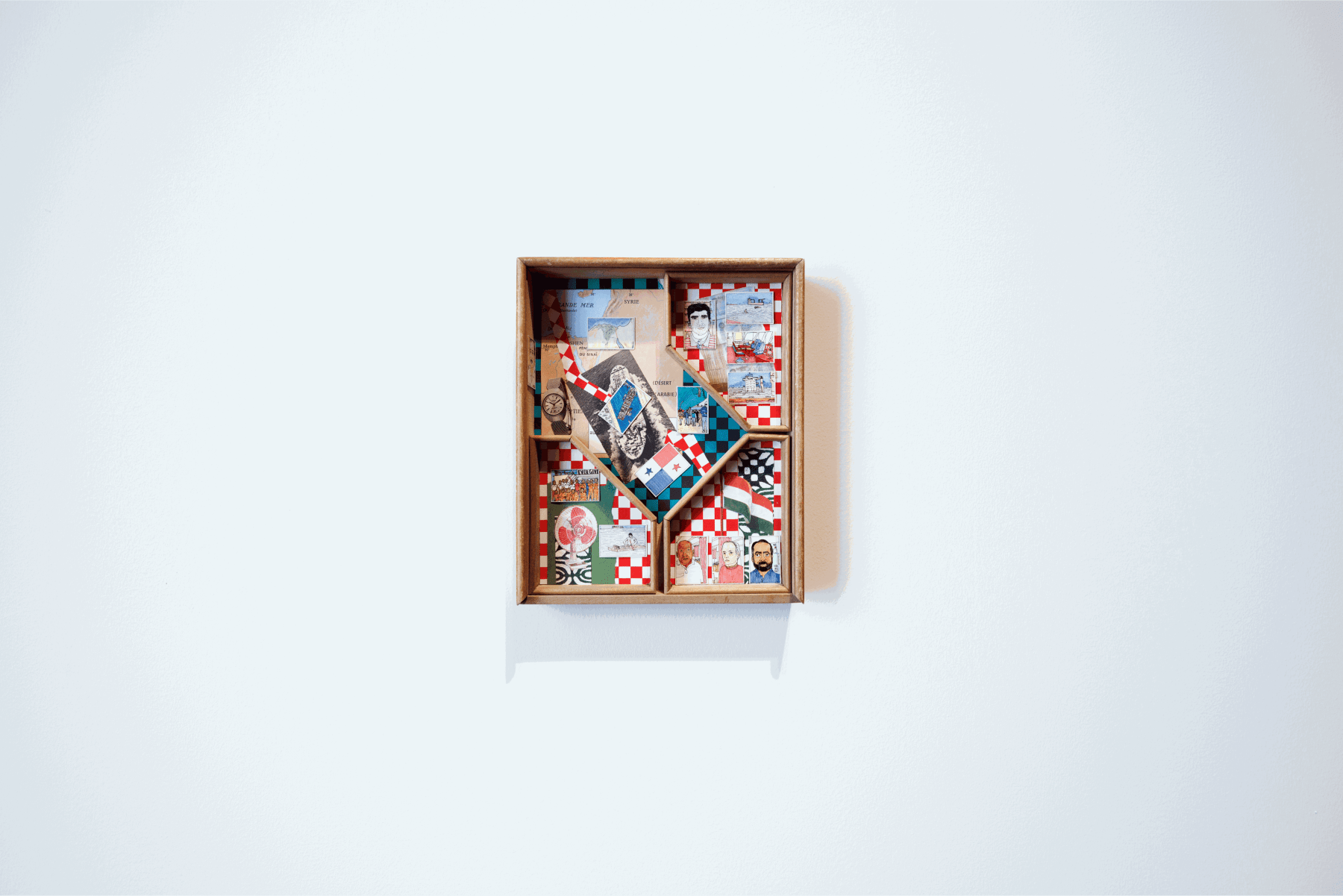 Installation view, At the Edge of Land, 2024, Jameel Arts Center. Photo by Daniella Baptista