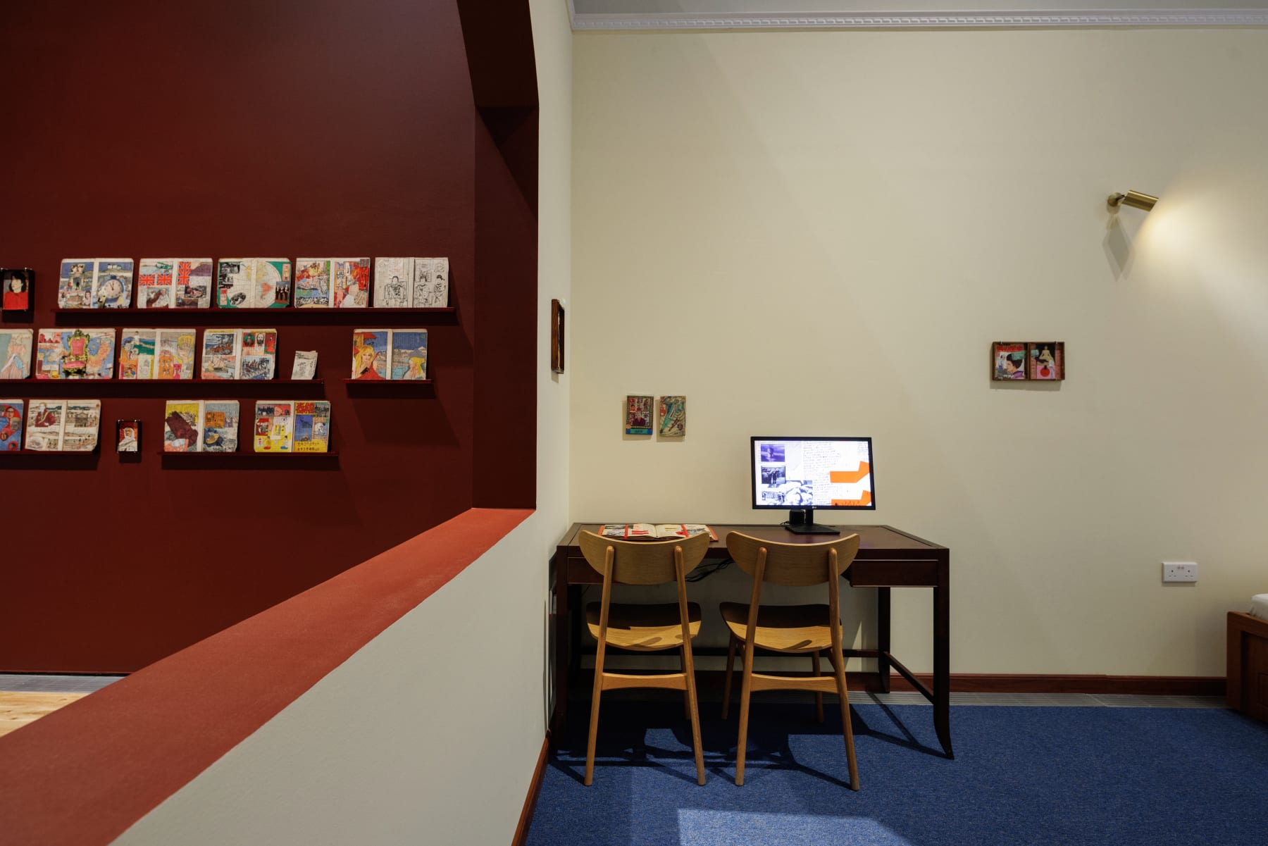 Bady Dalloul: Self-portrait with a cat I don't have, Courtesy of Art Jameel. Photo by Daniella Baptista.