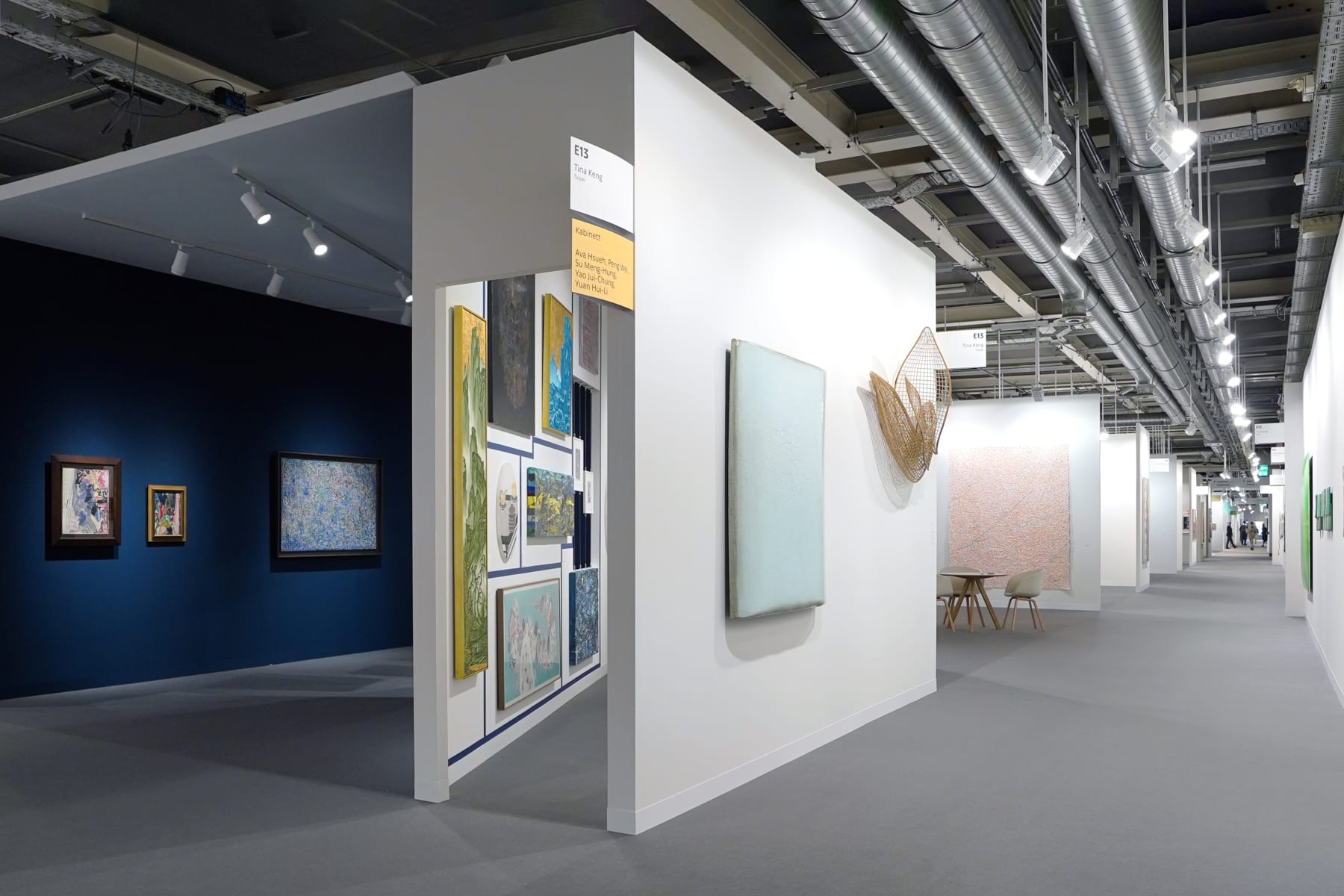 Tina Keng Gallery at Art Basel in Basel, "Galleries" installation view, 2025, Basel, Switzerland. © Tina Keng Gallery 耿畫廊於瑞士巴塞爾藝術展，「藝廊薈萃」展場照，2025，巴塞爾，瑞士。© 耿畫廊