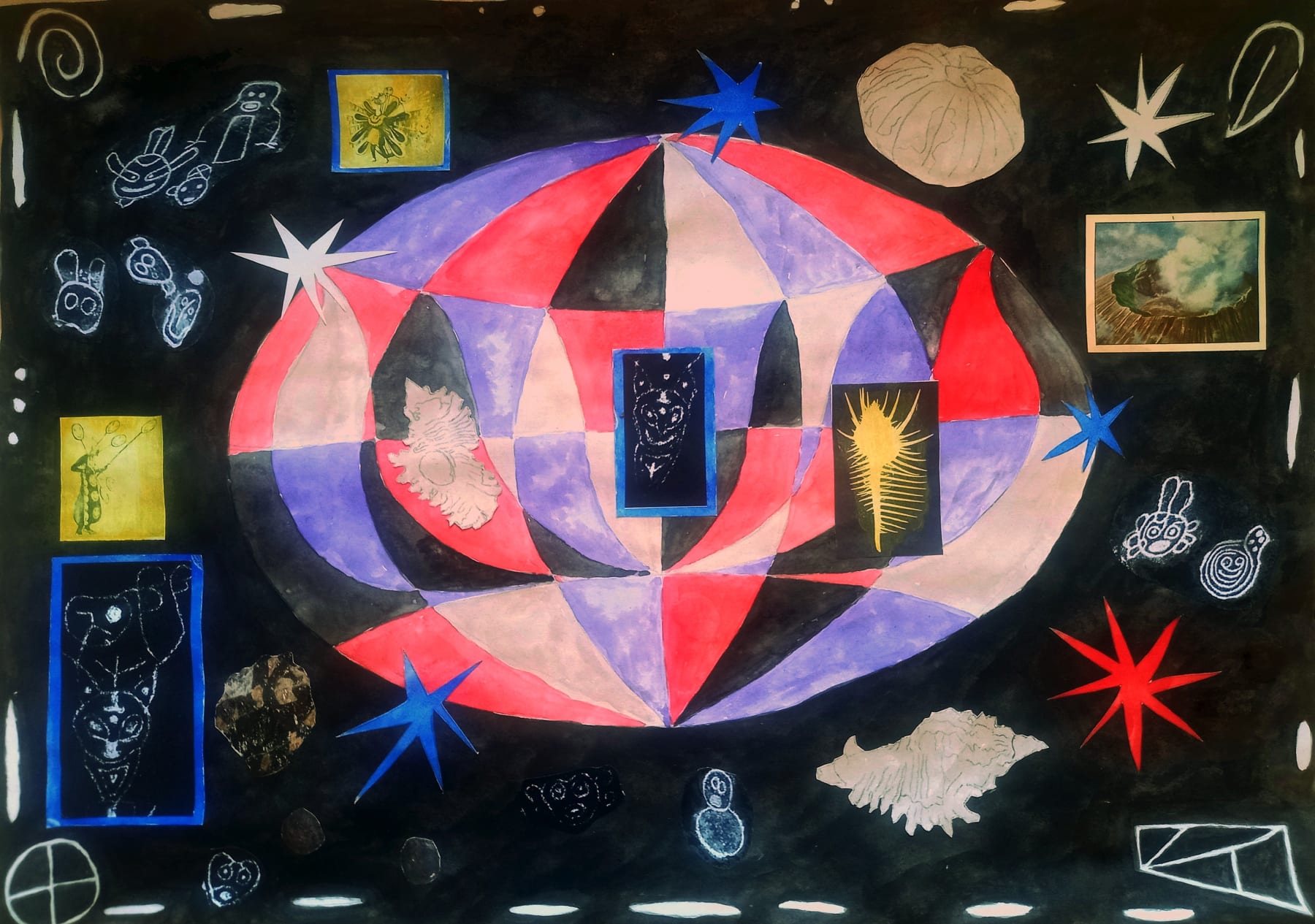 Leo Robinson, 'Omniglyph' 2024, tapestry, 270 x 384 cm