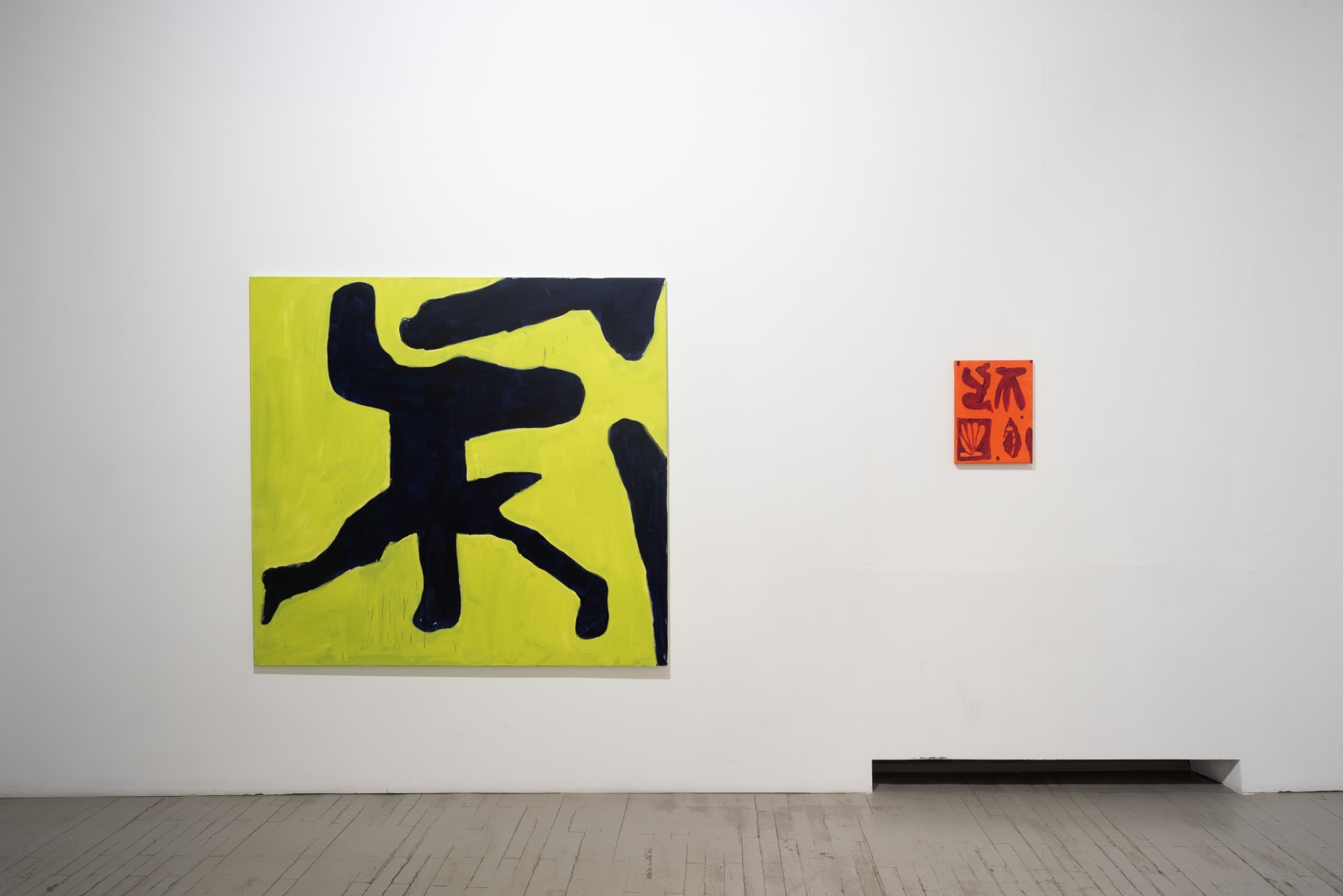 Installation view of 'Convoi Exceptionnel' by Dominykas Sidorovas. Photography: Jonas Balsevičius.