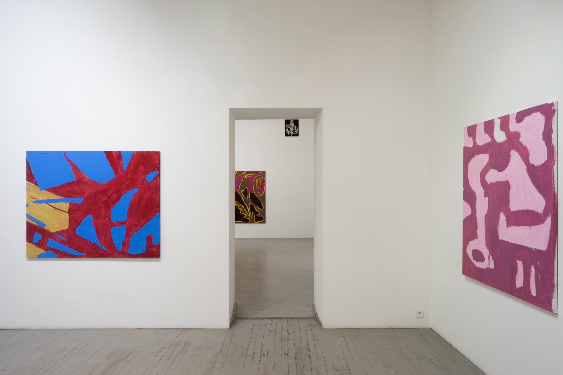 Installation view of 'Convoi Exceptionnel' by Dominykas Sidorovas. Photography: Jonas Balsevičius.