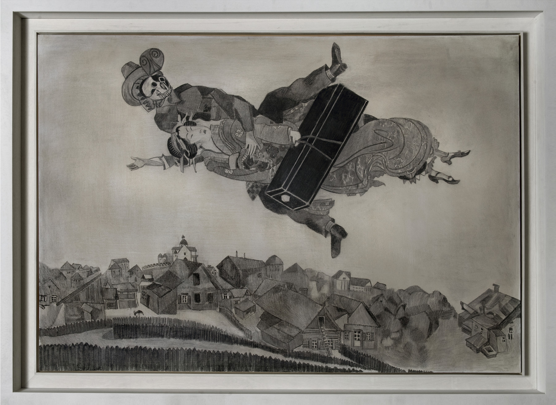 Wolfe von Lenkiewicz, Over the Town (Drawing), 2009