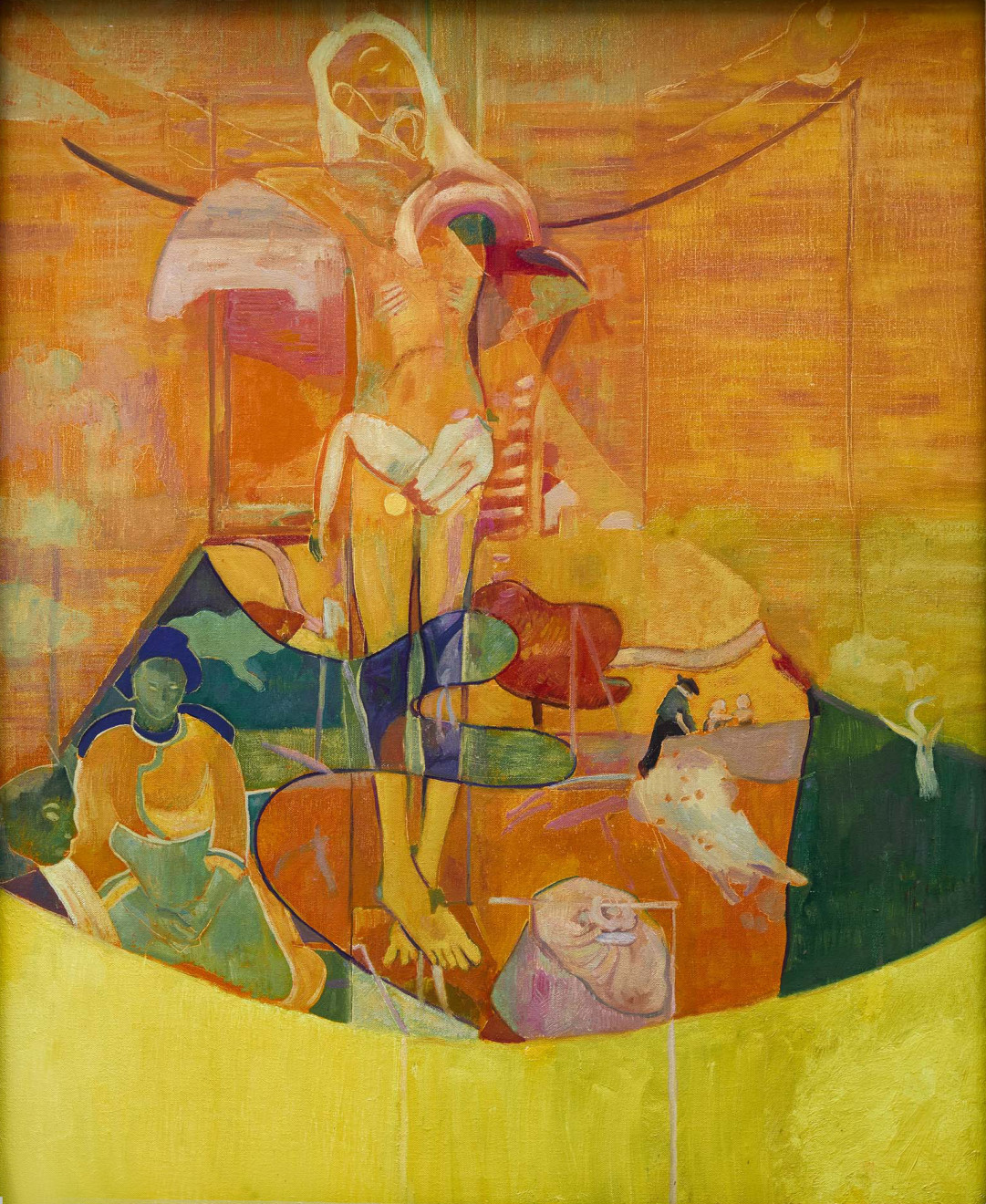 Wolfe von Lenkiewicz, The Yellow Christ, 2016