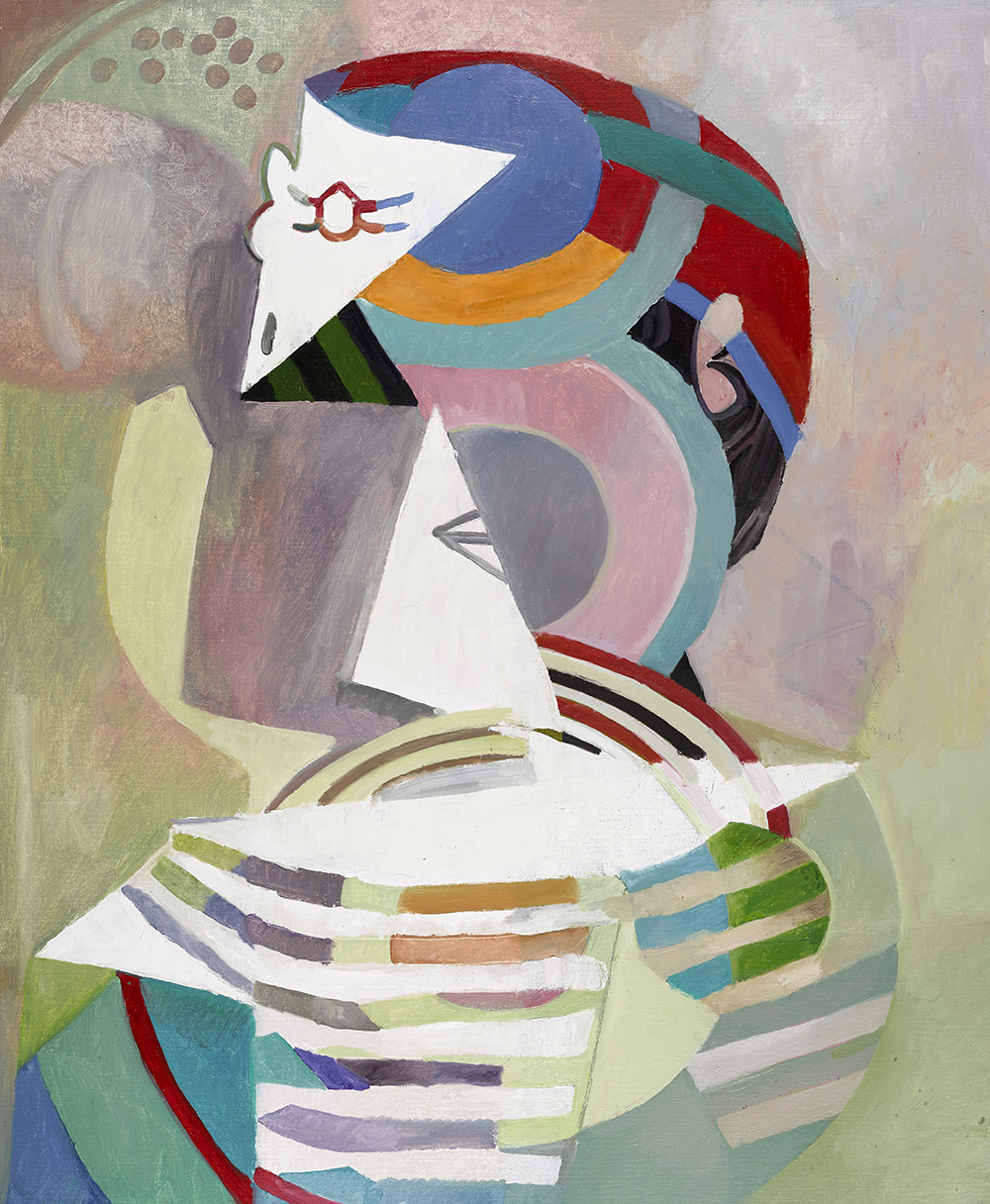 Wolfe von Lenkiewicz, Picasso in a Striped Shirt, 2017