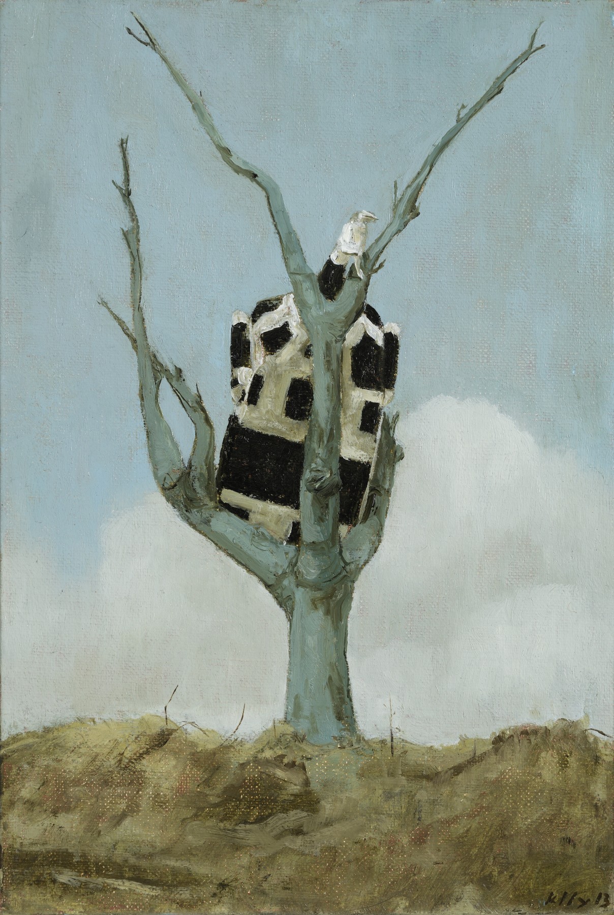 John Kelly, Cow up a Tree, 2013 The Redfern Gallery