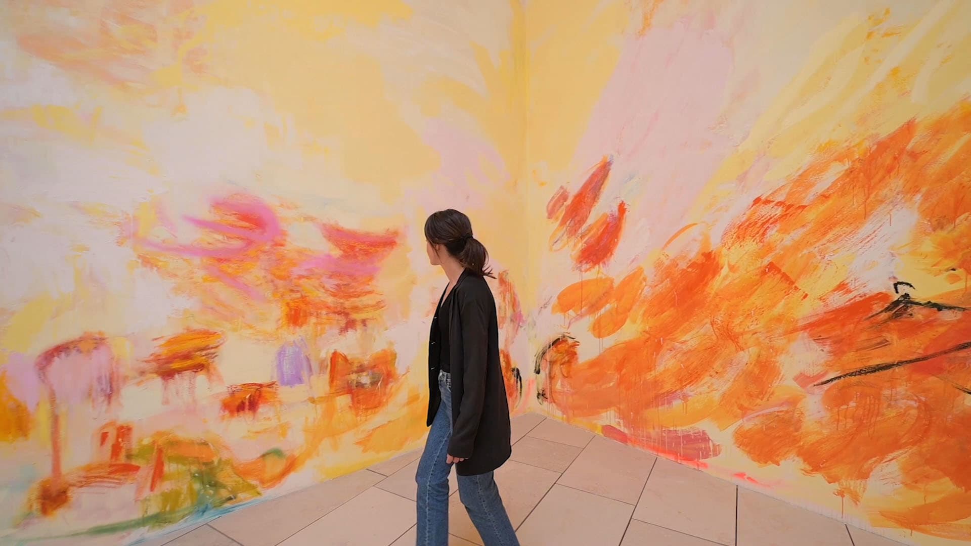 Megan Rooney, at Fondation Louis Vuitton La Couleur en Fugue