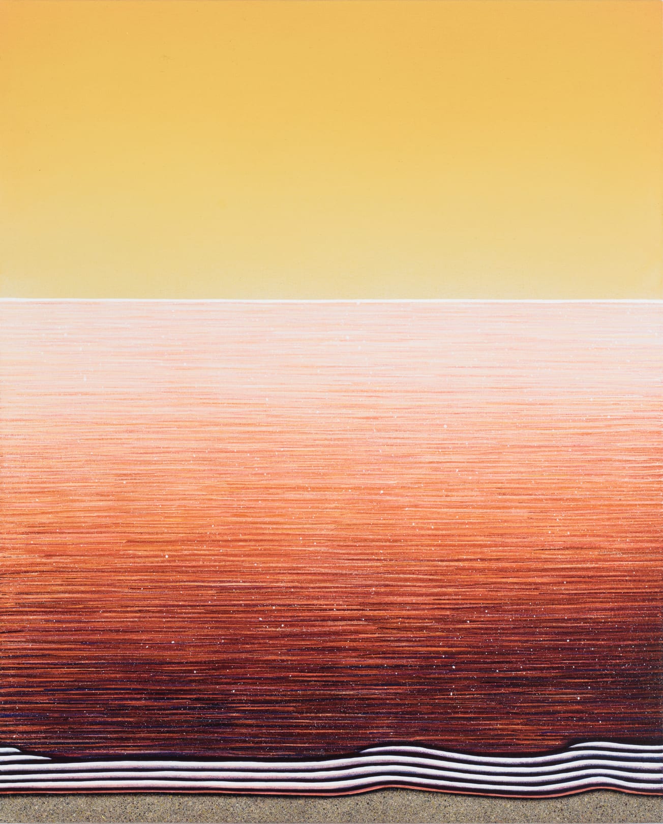 Matthew F Fisher, Orange and Yellow, 2019