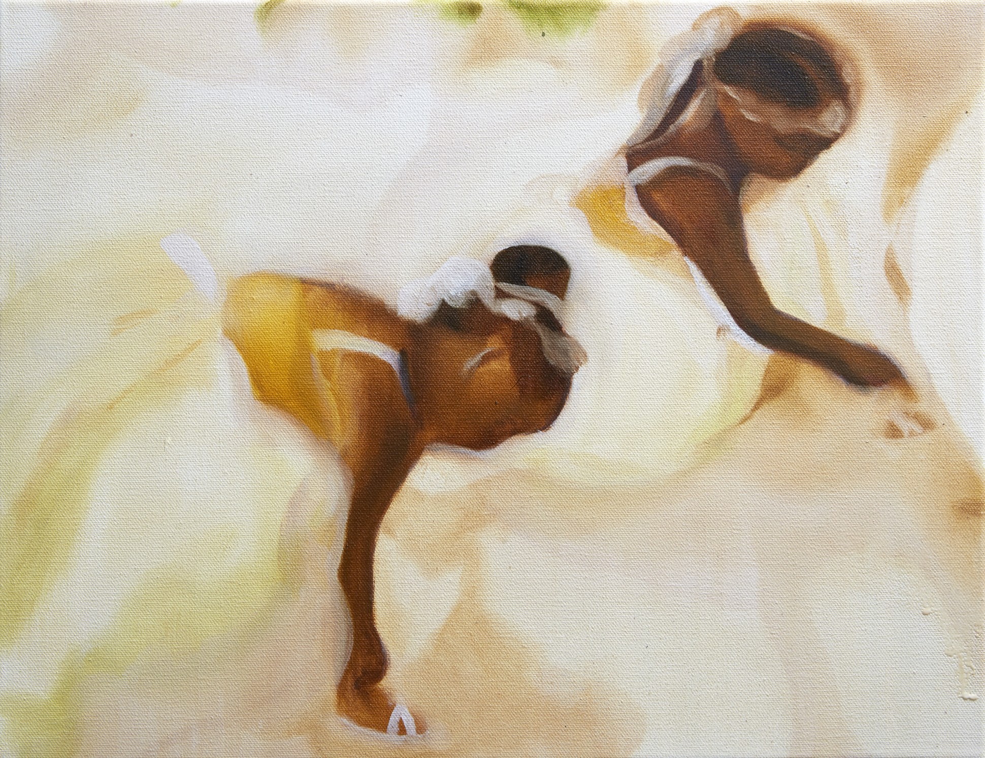 Flower Girls, 2021 Oil on canvas 36 x 46 cm. / 14 x 18 in.