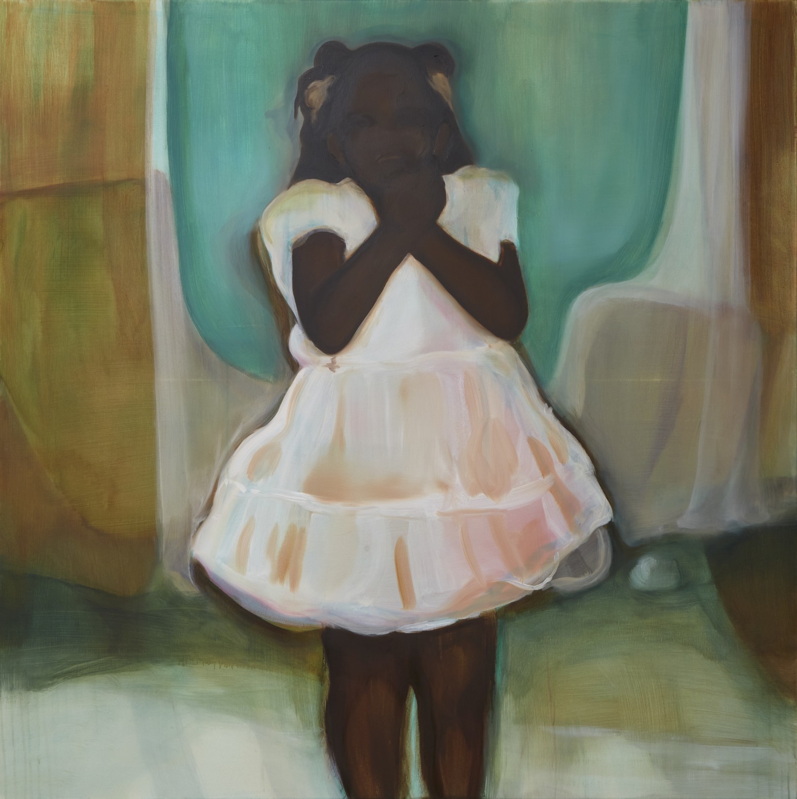 Mississippi Miss, 2021 Oil on canvas 120 x 120 cm. / 47 x 47 in.