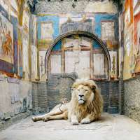 Lion's Rescue, College of the Augustales, Herculaneum