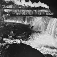 Gooseneck Dam on the Maury River with Train No. 2, Near Buffalo Forge, Virginia