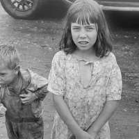 Dwellers in Circleville's 'Hooverville,' central Ohio