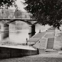 The Pont des Arts Bridge, Paris, France