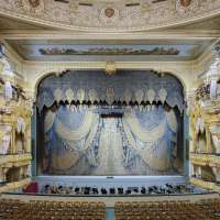Curtain, Mariinsky Theater, Saint Petersburg, Russia