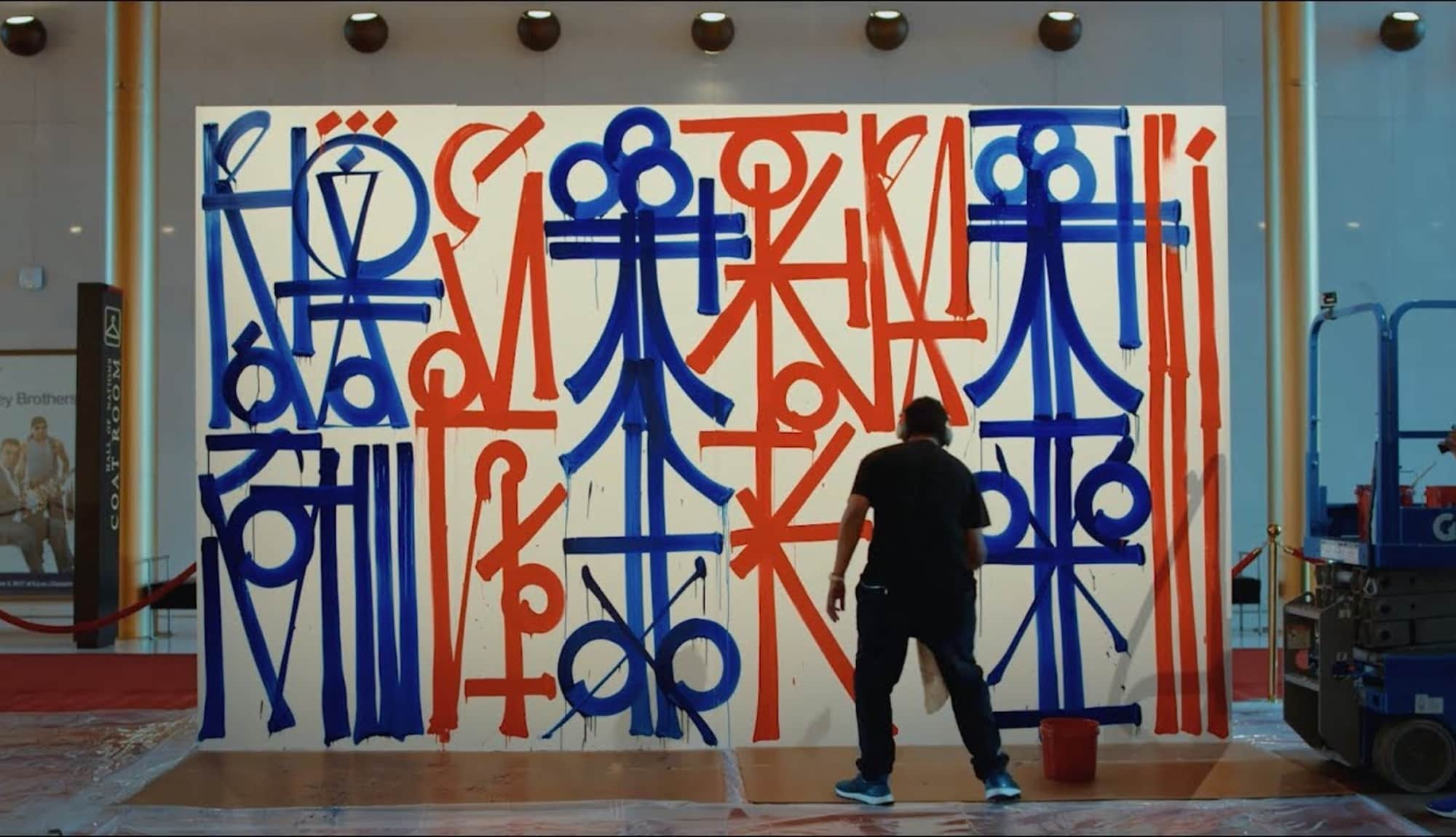 Designer Graffiti Displays : Louis Vuitton RETNA