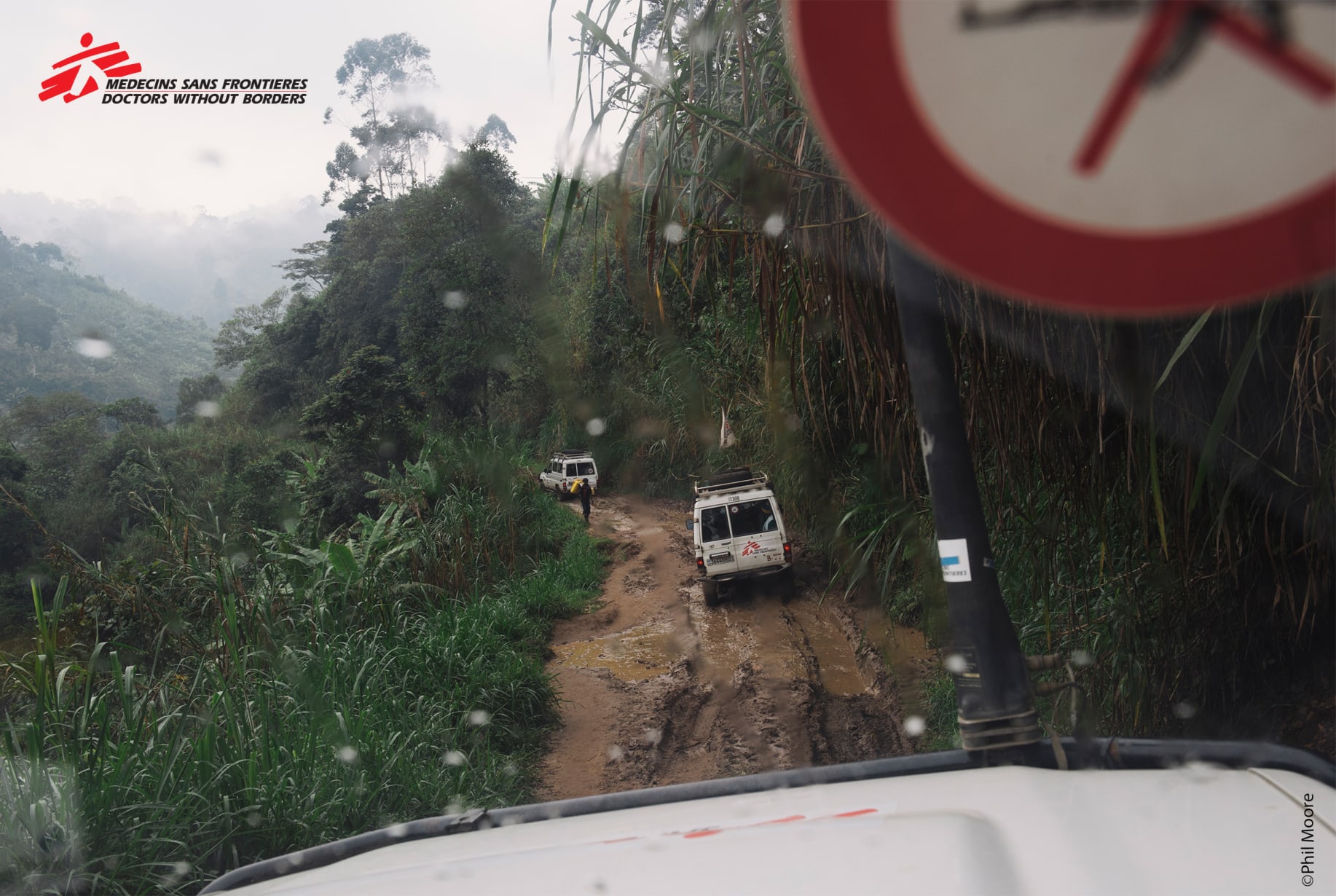 Convoy Of Msf Landcruisers Copyright Phil Moore