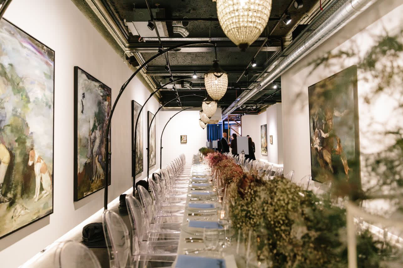 3 Hanover Square, Mayfair: Corporate Networking Dinner held during Frieze Week, catered by Opus 11.