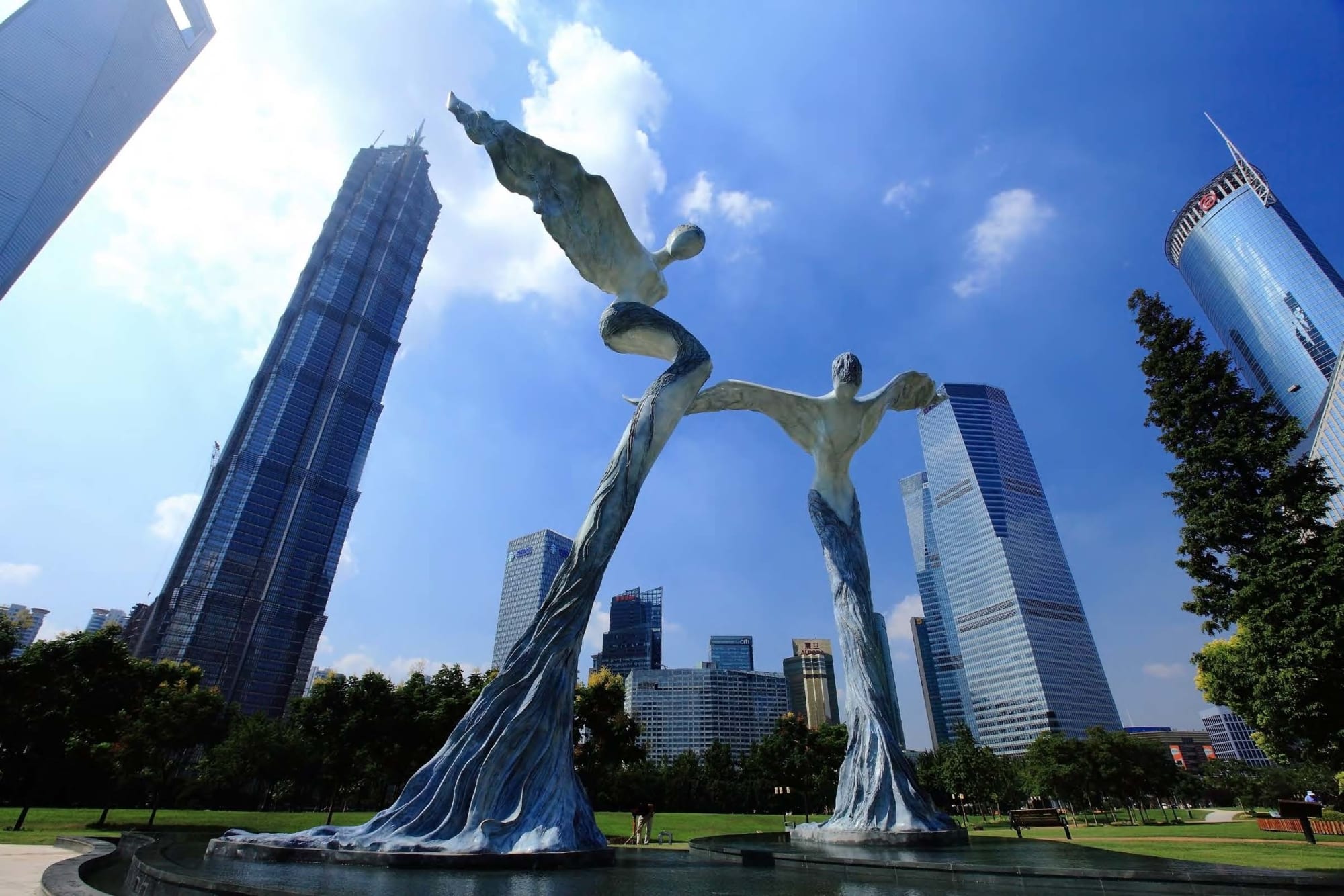 Pro Terra Et Natura, Lujiazui Central Park, Pudong, Shanghai, China
