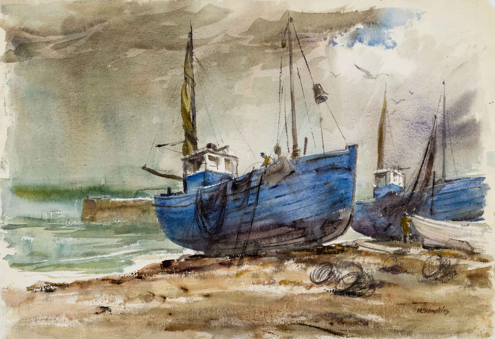 Blue Hulls - Coques de bateaux bleues