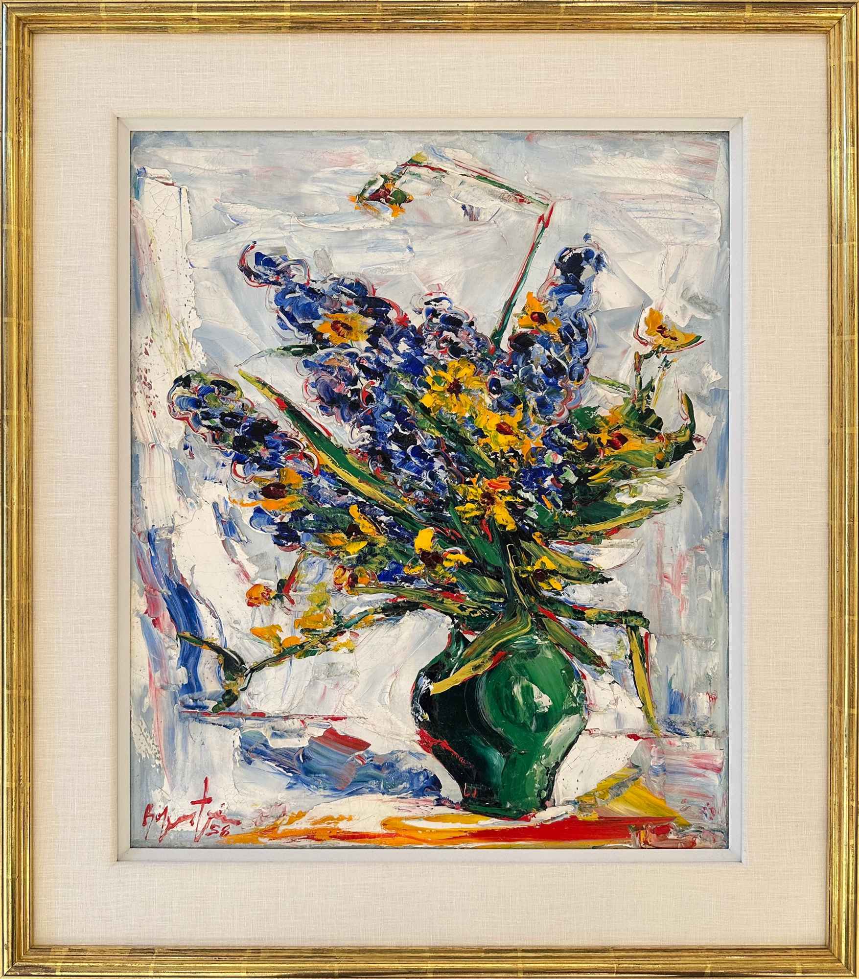 Still Life with Lupins and Daisies