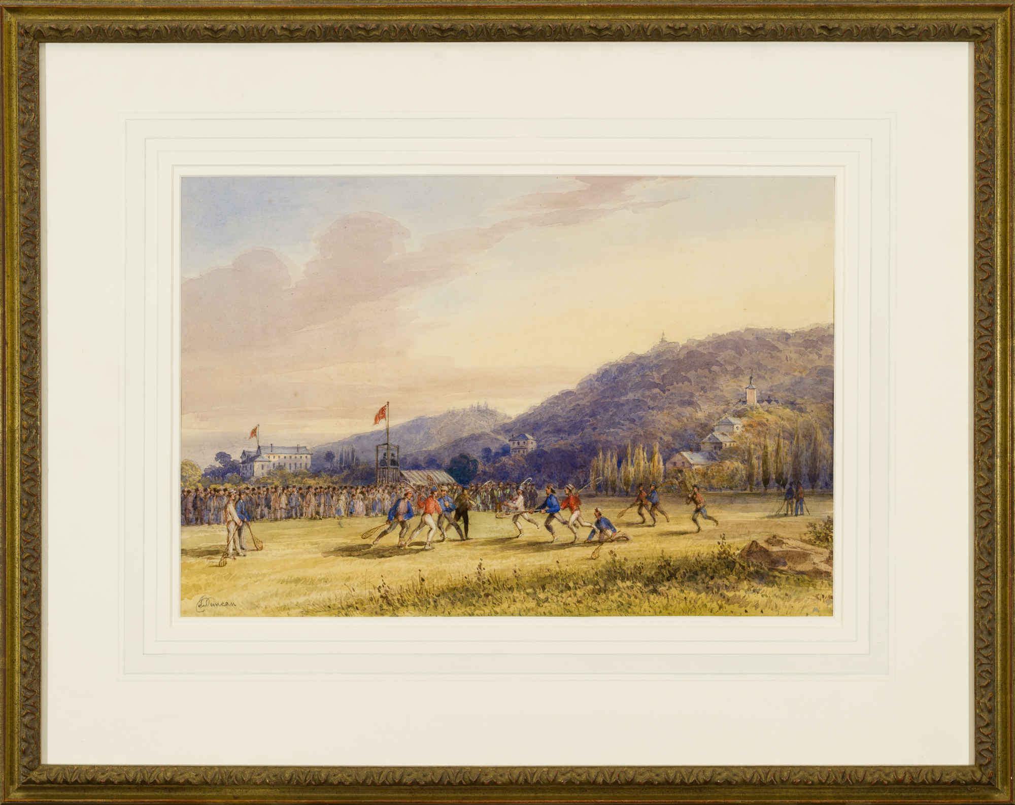 Lacrosse Match, McGill Playing Field