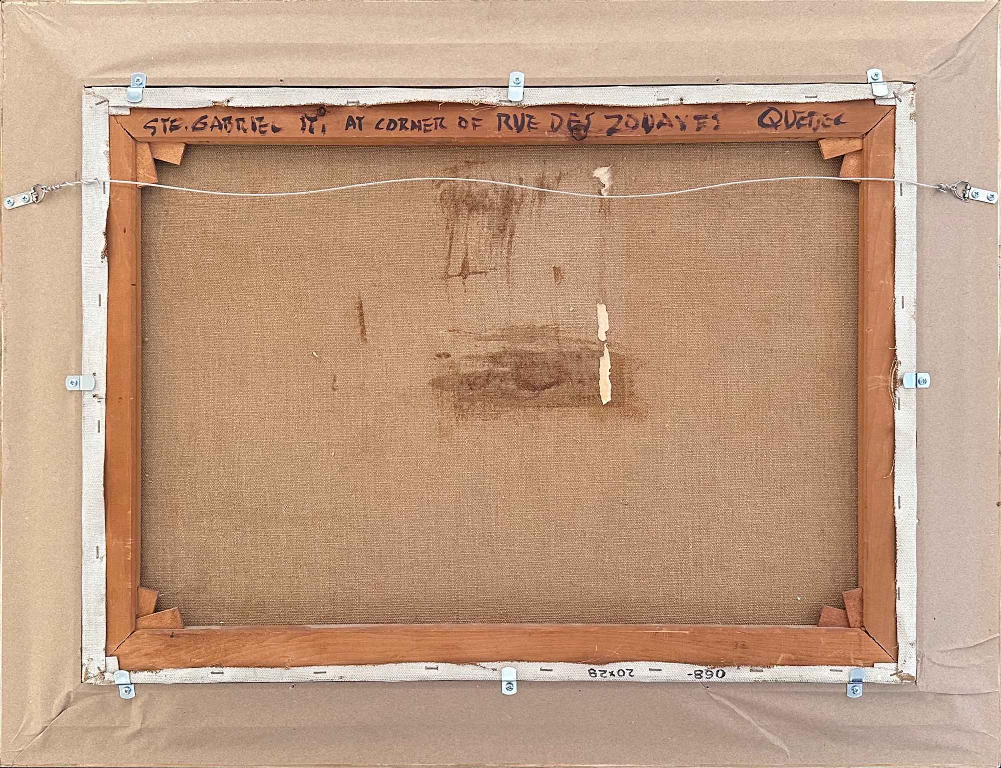 Ste Gabriel St at corner of Rue des Zouaves Quebec