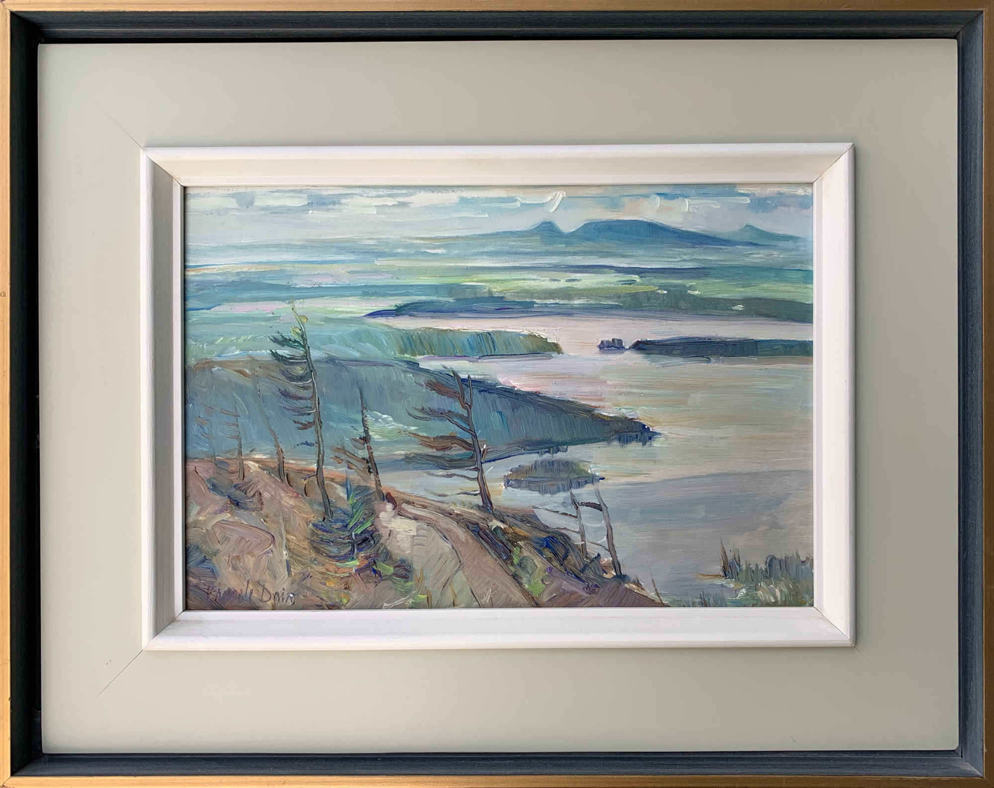 Lake Memphremagog From Owl's Head Mountain Top