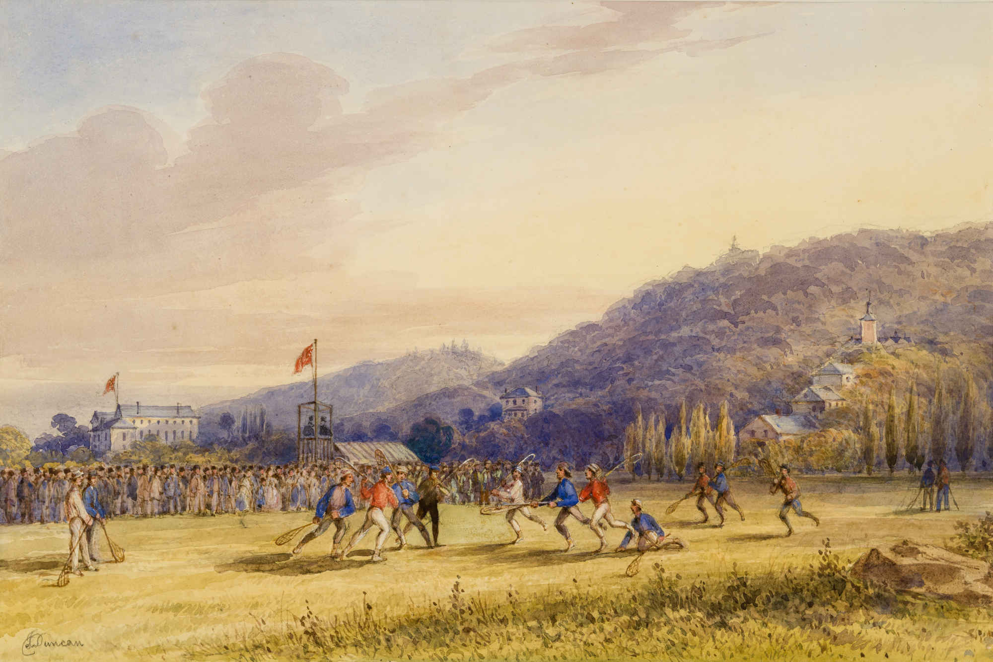 Lacrosse Match, McGill Playing Field