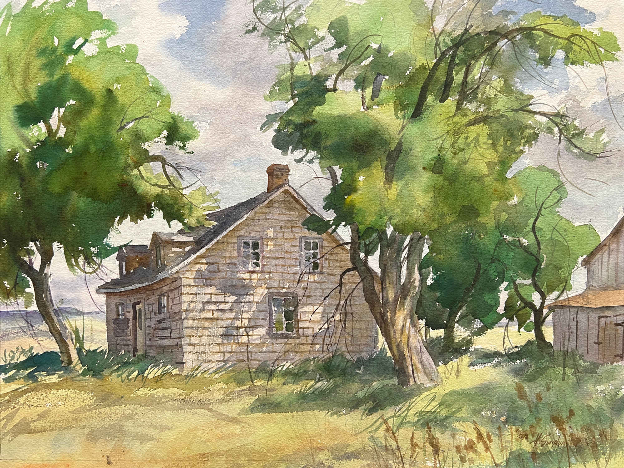 Farmhouse in Manitoba - Maison de ferme au Manitoba