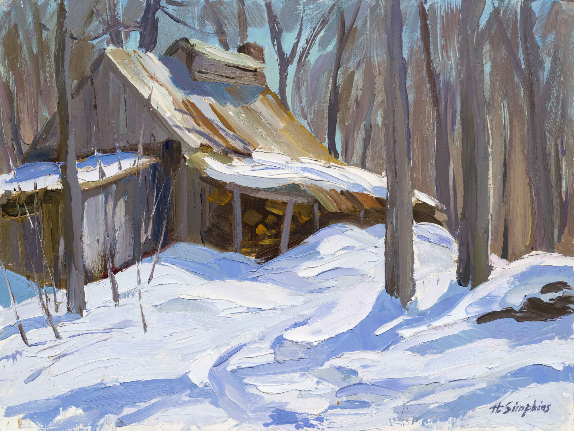 Sugar Camp with Woodshed - Cabane à sucre et bûcher