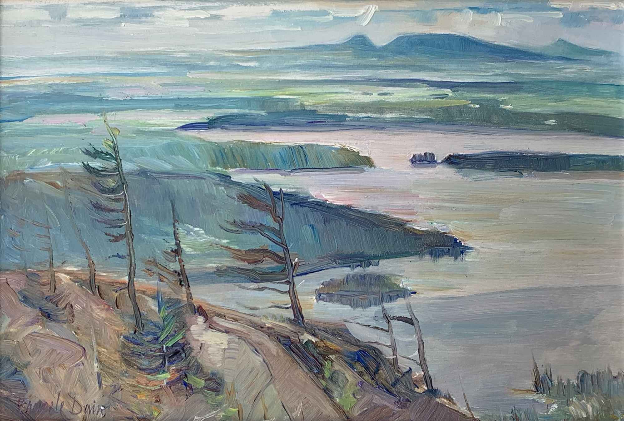 Lake Memphremagog From Owl's Head Mountain Top