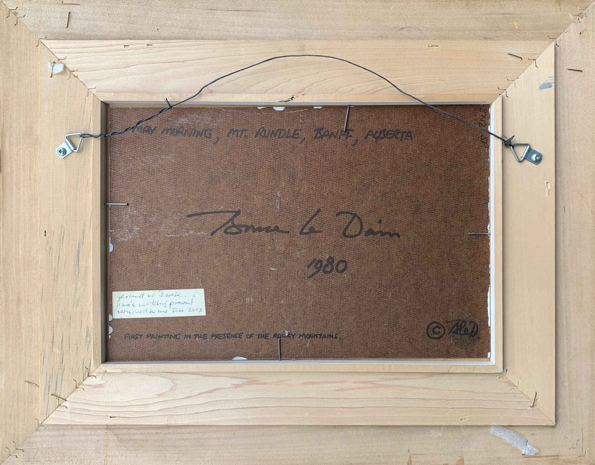 May Morning, Mt. Rundle, Banff, Alberta