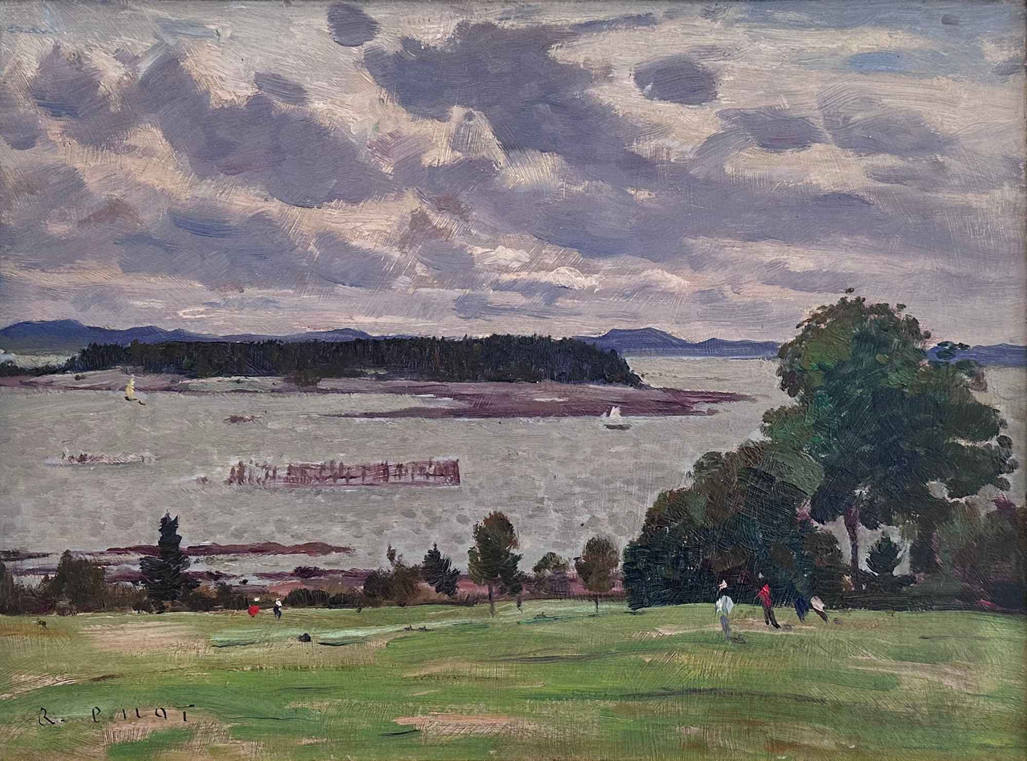 Fifth Hole of the Old Golf Course, St. Andrews N.B.