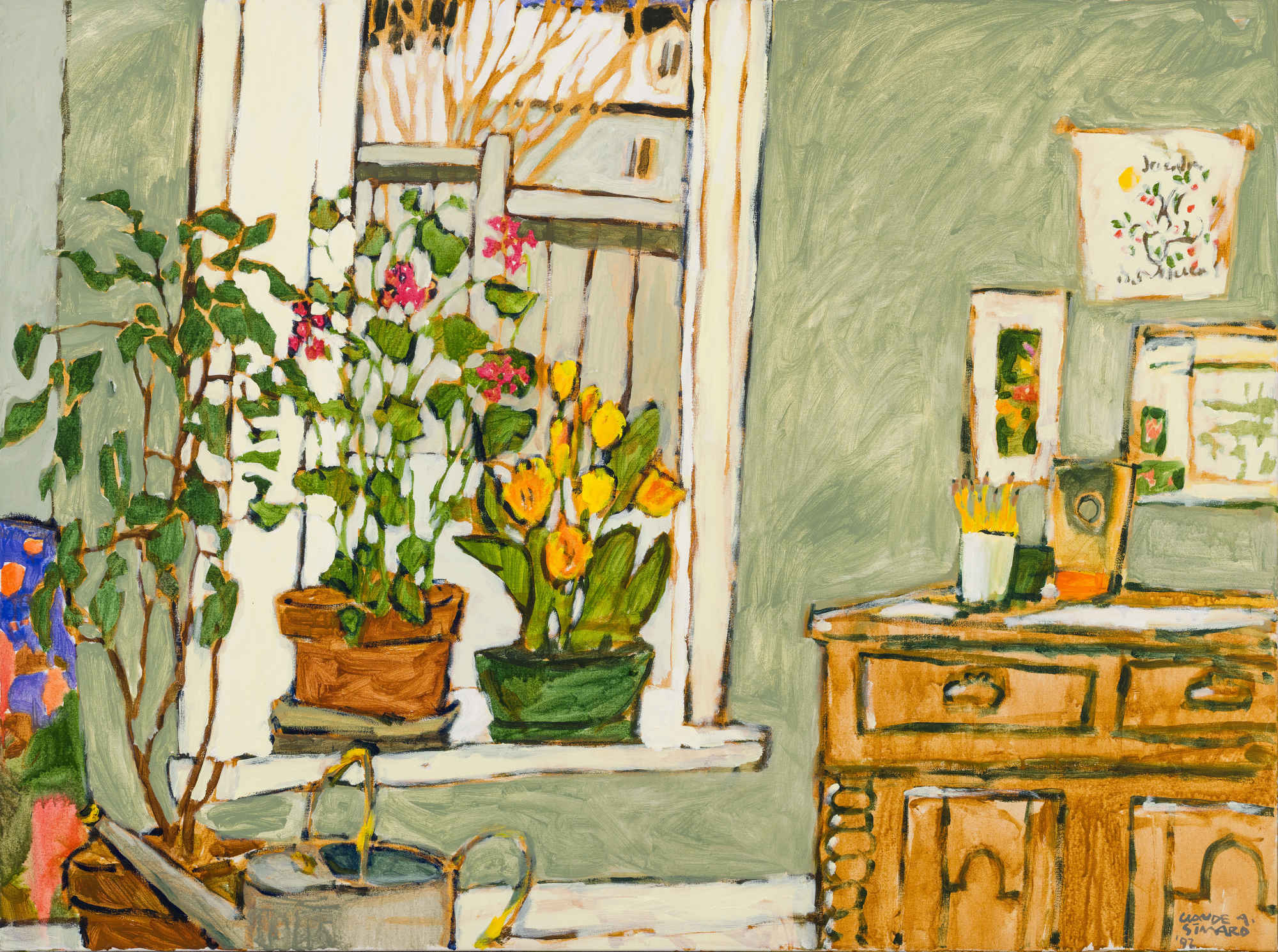 Studio Interior, South Wall