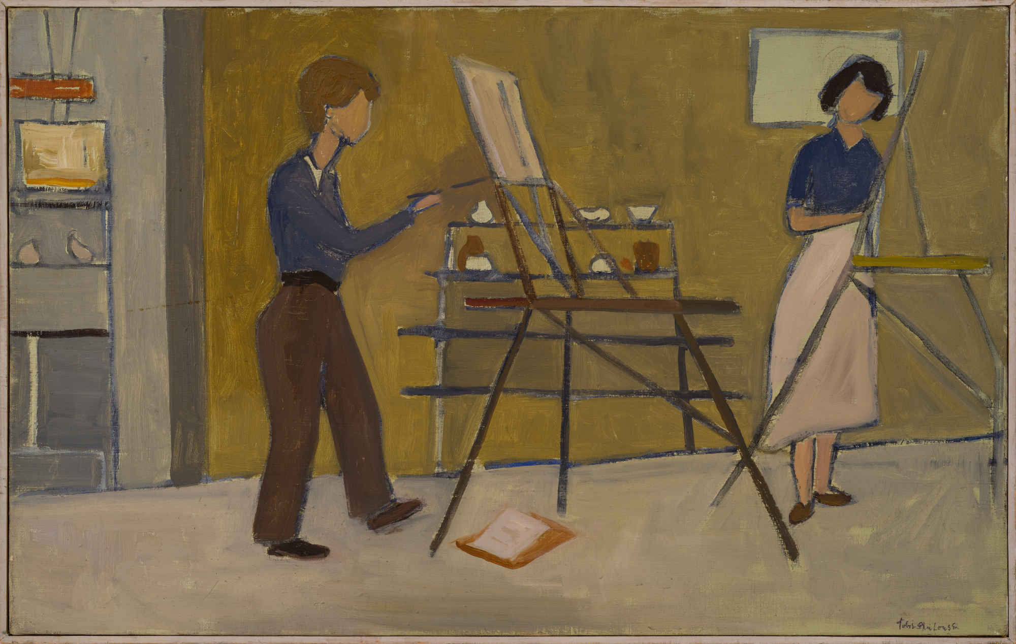 Two Students at Arpad's