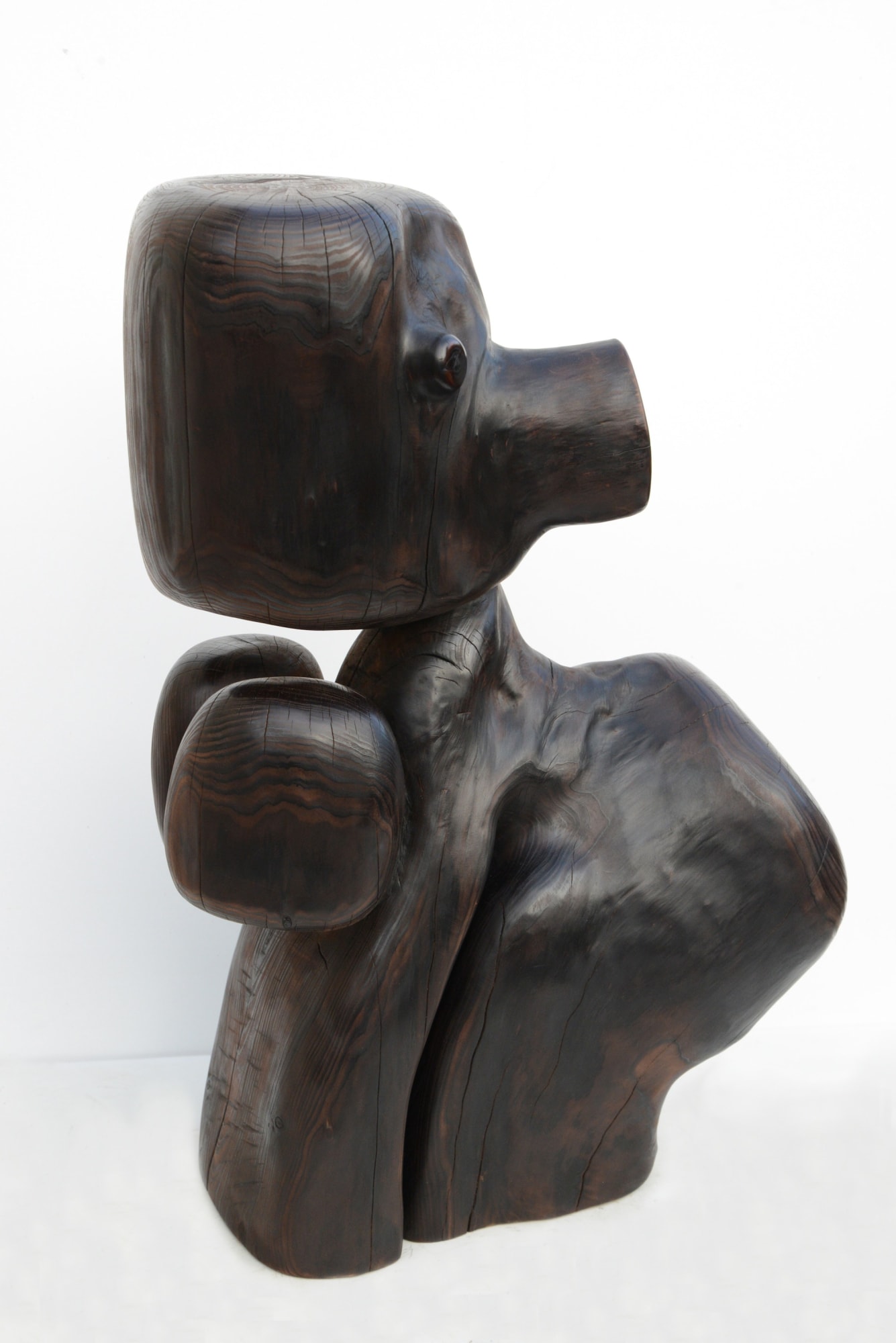 Wang Keping, La Femme qui regarde derrière (WK19), 2017