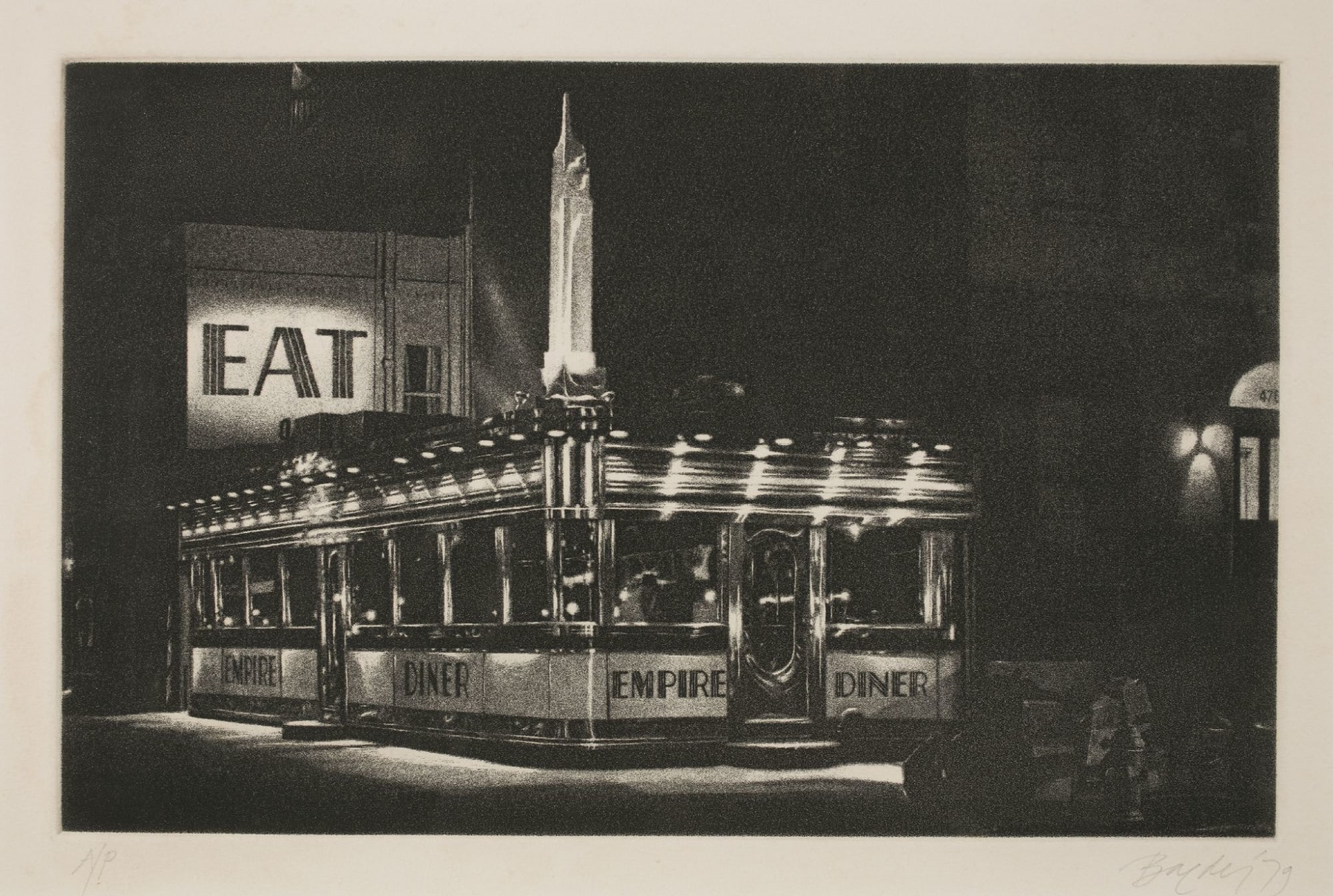 John Baeder, Empire Diner, 1976