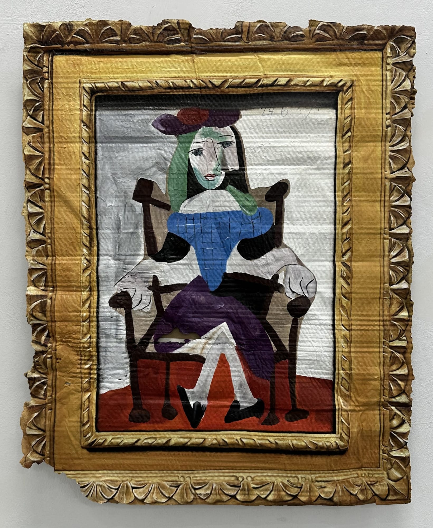 Julio Anaya Cabanding, After Pablo Picaso, Mujer en Sillon, 1939, 2024